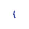 Gode en verre borosilicaté massif bleu Double Crystal Satisfyer 